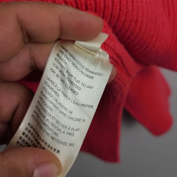 Free People Easy Street Oversized Bright Hot Pink Pullover Crewneck Sweater XL - Picture 6 of 11